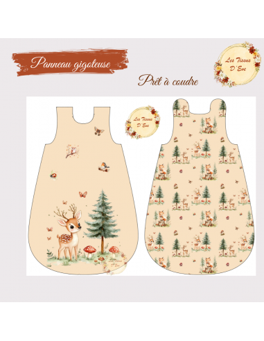 Panneau gigoteuse 0 6 mois magic forest pré commande