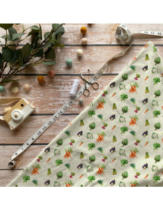 Tissus " Jardin gourmand"