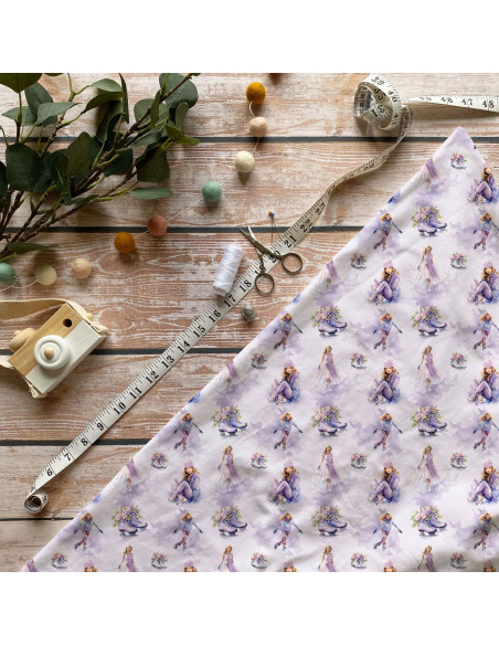 Tissus " Rêves sur glace"