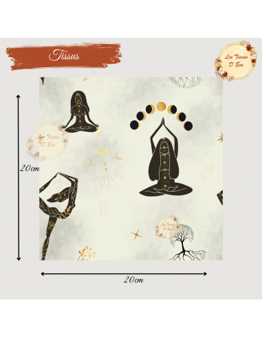 Tissus femme yoga