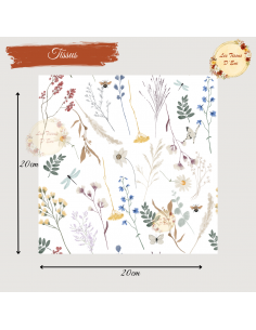 Tissu fleurs de printemps 2