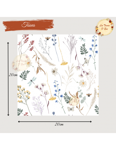 Tissus fleurs de printemps