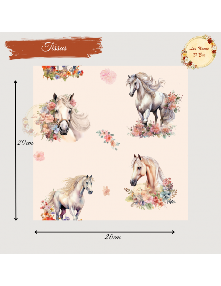 Tissus chevaux