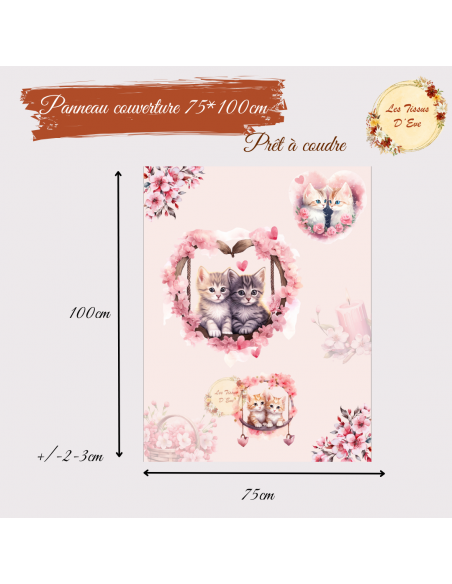 Panneau Couverture Chaton chouchou en pré commande