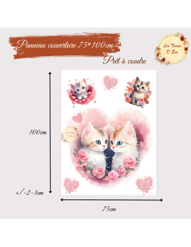 Panneau Couverture Chaton love en pré commande