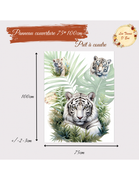 Panneau Couverture Rêve de Tigre Blancen pré commande