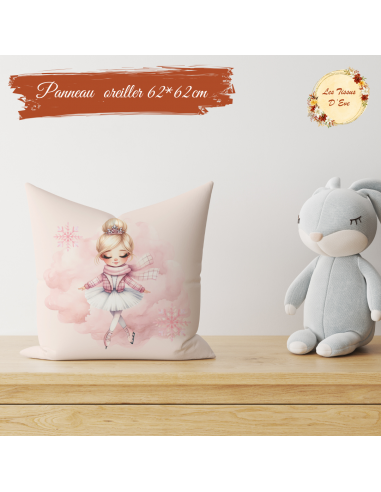 Panneau oreiller patineuse blonde pré commande