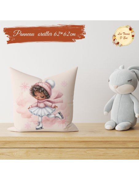 Panneau oreiller patineuse brune bonnet pré commande