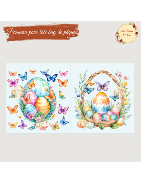 Coupon Tote bag papillons Pâques