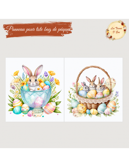 Coupon Tote bag Lupins de Pâques