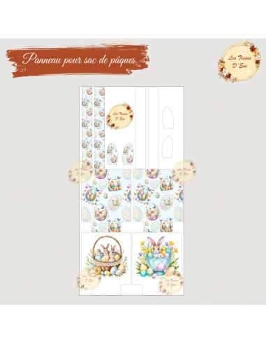 Coupons pour Sac de Pâques Lapin paniers