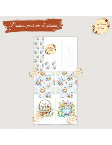 Coupons pour Sac de Pâques Lapin paniers