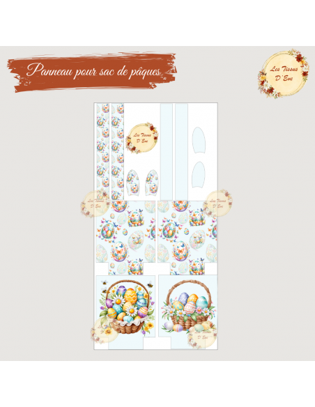 Coupons pour Sac de Pâques Panier œufs