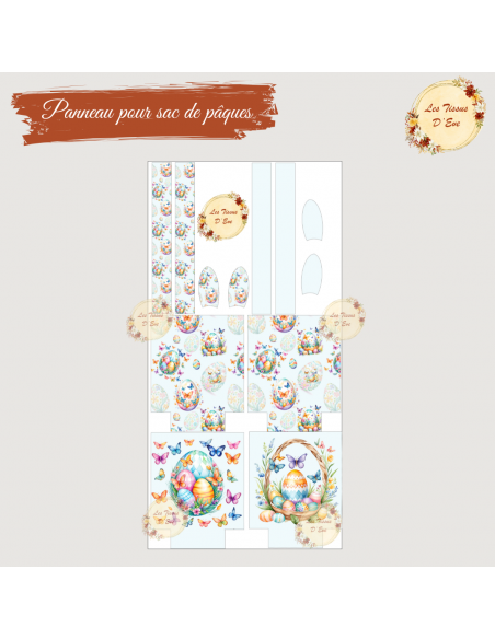 Coupons pour Sac de Pâques Pâques papillons