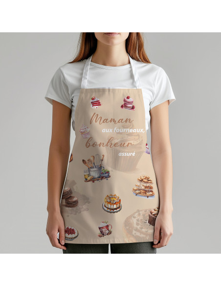 Coupon tablier maman aux fourneaux pré commande taille adulte
