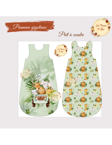 Panneau gigoteuse 0-6 mois safari pré commande