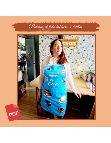 Patrons tabliers 4 tailles
