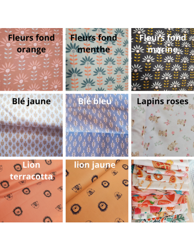 KIT couds tes 4 charlottes à plats