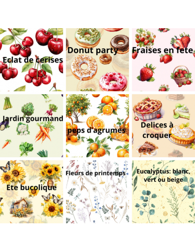 KIT couds tes 4 charlottes à plats