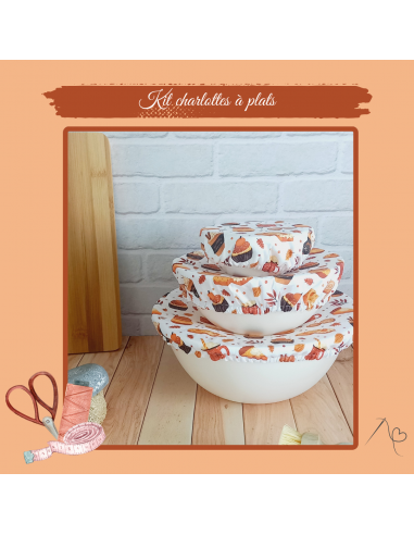 KIT couds tes 4 charlottes à plats