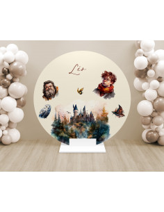 Toile arche ronde sorcier