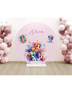 Toile arche ronde licorne 2