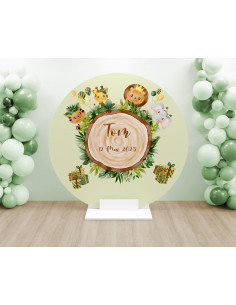 Toile arche ronde safari