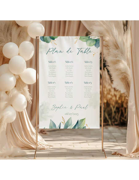 Panneaux tissus eucalyptus