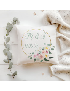 Coussins d'alliances feuilles d'été