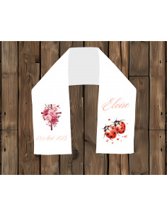 Echarpe de baptême personnalisée