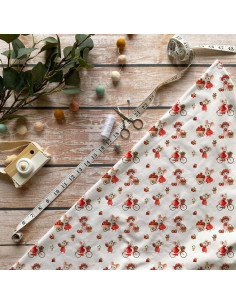 Tissus Douce Cueillette ( fond blanc)