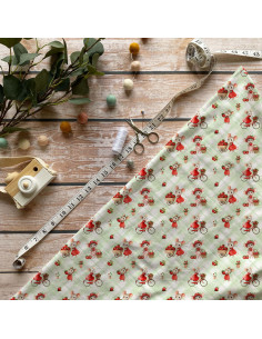 Tissus Pause Fraise au Jardin