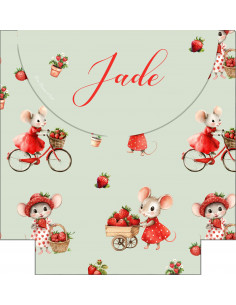 Sac à dos école maternelle Douce Cueillette vert