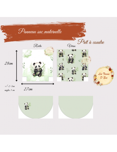 Coupon Sac à dos école maternelle petit panda