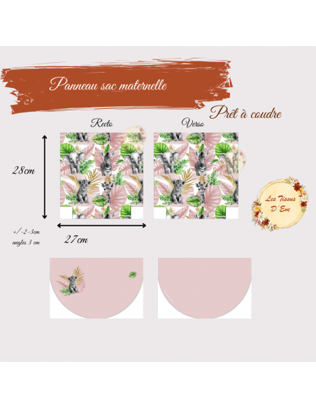 Coupon Sac à dos école maternelle Les amis de la brousse