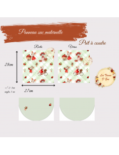 Coupon Sac à dos école maternelle Pause fraises au jardin 2