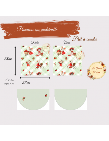 Coupon Sac à dos école maternelle Pause fraises...