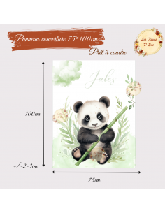 Panneau Couverture petit panda 2