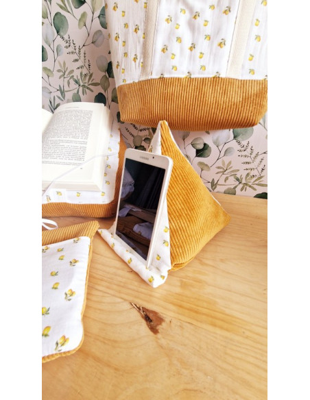 Coussin support liseuse