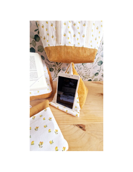 Coussin support liseuse