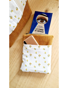Housse liseuse ou livre Pocket zippée