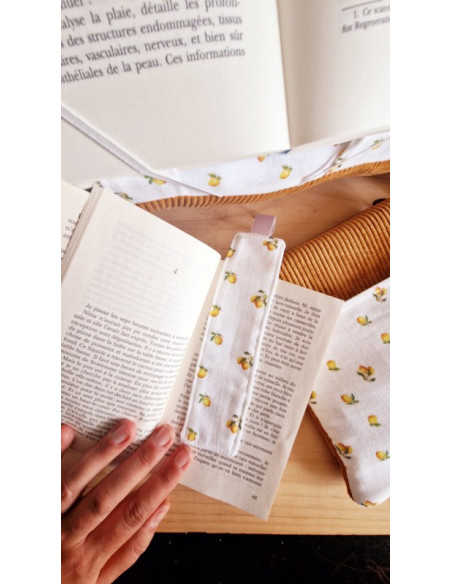 Marque page en tissu
