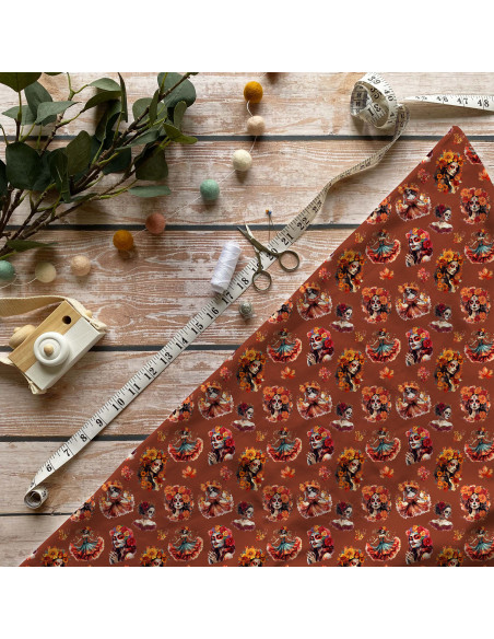 Tissus reine des calaveras