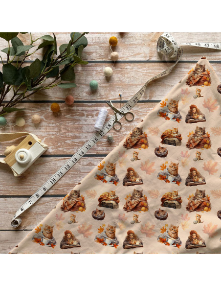 Tissus automne douillet