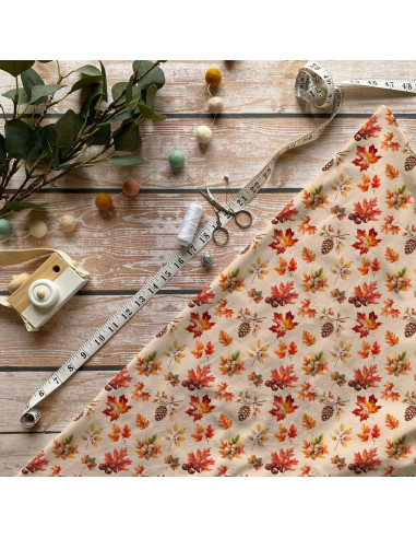 Tissus éclats d'automne