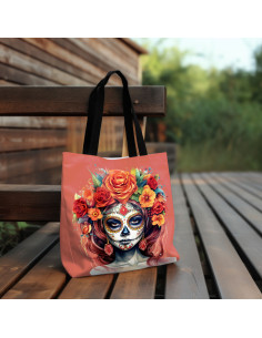 Tote bag reine des calaveras 2