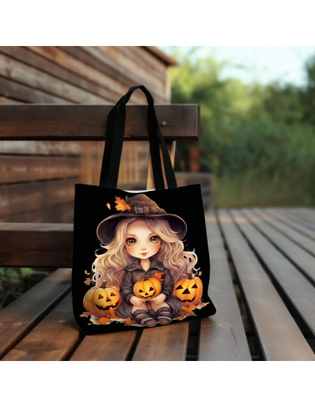 Tote bag apprentis sorcières noir