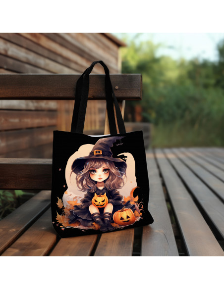 Tote bag apprentis sorcières noir