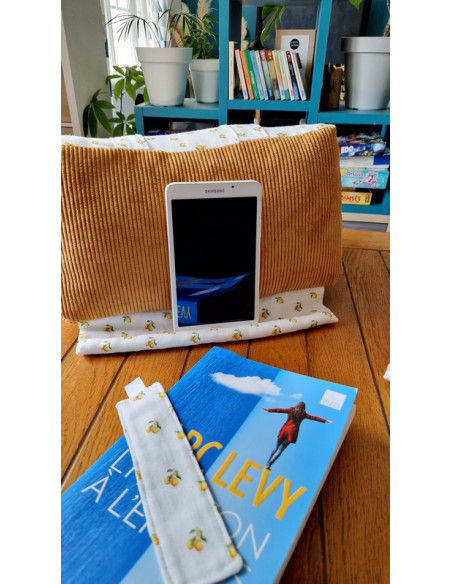 Coussin lecture d'automne