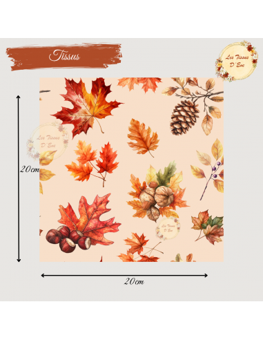 Tissus éclats d'automne